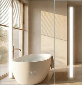 Armadietto con specchio LED M1015-60 60x65