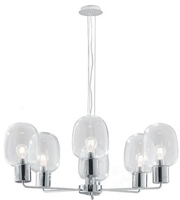 Lampadario Fellini Class Colore Cromo 25W