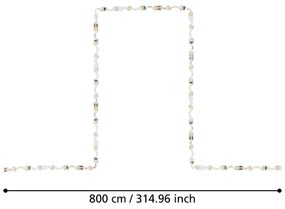 Eglo 99719 - Striscia LED 8m LED/43,2W/24/230V 4000K