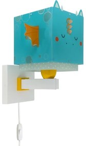 Dalber 64389 - Applique per bambini LITTLE DRAGON 1xE27/15W/230V