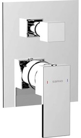 Sapho - Miscelatore doccia da incasso CUBEMIX cromo lucido
