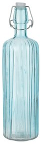 Bottiglia acqua azzurra 1 L tappo a scatto Aqualuxe