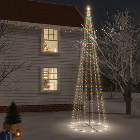 Albero di Natale a Cono Colorato 1134 LED 230x800 cm