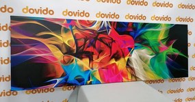 Quadro su tela – Caos colorato astratto