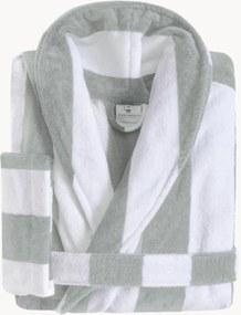 Accappatoio unisex in cotone velour con collo a scialle Forte