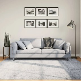 Tappeto Shaggy Pamplona A Pelo Lungo Moderno Blu 200x200 Cm /