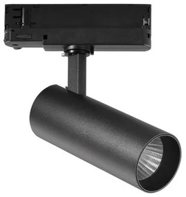 Faretto per binario LED-PLANE-B-20M nero LED 20 W