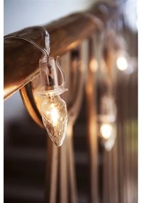 Estensione LED per esterno catena CONE FILAMENT 20xE10 14m limpido/bianco caldo IP44