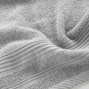 Asciugamano tipo terry grigio chiaro in cotone 30x50 cm Tendresse – douceur d'intérieur