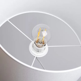 Sollux SL.1403 - Lampadario a sospensione con filo NOVA 1xE27/15W/230V diametro 30 cm bianco