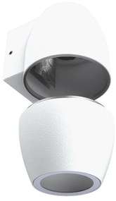 Applique Ovale Monodirezionale IP65 GU10 per esterni - Bianca Colore del corpo Bianco