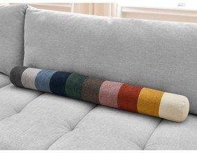 Divano angolare grigio chiaro allungabile e con contenitore (penisola a sinistra/a L) Fuji – Bobochic Paris