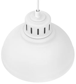 Lampadario a sospensione con filo SVEN 2xE27/15W/230V bianco