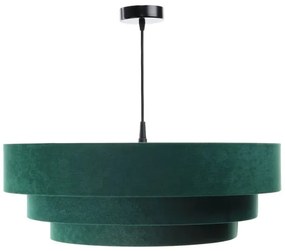 Lampadario su corda TRINITI 1xE27/60W/230V verde/oro
