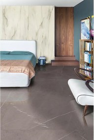Piastrella da pavimento interno in gres porcellanato 120 x 278 cm rettificato grafite lucido Jolie traffico medio (pei 2/5) Sp. 6 mm 6.68 mq