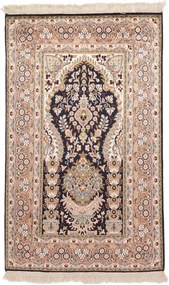 Cashmere Silk Tappeto 80 x 130 (Indian) Annodato A Mano
