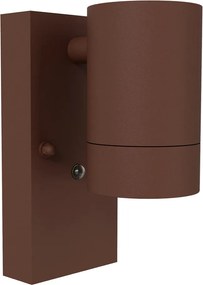Applique GU10 con Sensore Crepuscolare IP65 per esterno - Corten