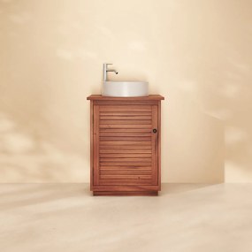 Tikamoon - Mobile sotto lavabo Loggia in legno di acacia massello 60 cm