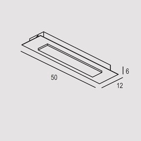 Plafoniera Contemporanea Pixel Metallo Foglia Rame Led 17W