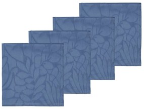 Tovaglioli in tessuto in set da 4 Abstract leaves - Södahl