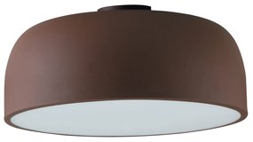 Lampadario Plafoniera Led Bistrot, Moderno, Colore Bronzo, 60W, Dim. 38 x 19,5 cm