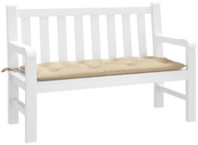 Cuscino Per Panca Beige 120x50x7 Cm İn Tessuto Oxford /