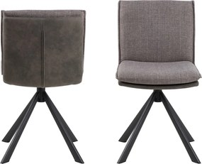 Sedia da pranzo grigia Flynn - Actona