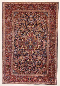 Kashan Tappeto 130 x 200 (Iran) Annodato A Mano