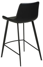 Sgabello da bar in similpelle nera Hype - DAN-FORM Denmark