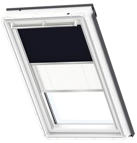 Tenda per finestra da tetto filtrante e oscurante VELUX DFD 104 1100S L 55 x H 98 cm blu