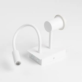 Brilagi - Applique a LED NUBILA 1xE27/25W/230V + LED/3W bianco/rosa