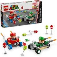 Mario Kart Baby Mario vs Baby Luigi Lego SuperMario
