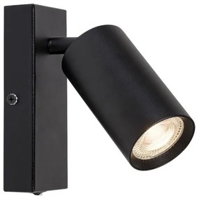Rabalux 2084 - Faretto da parete SOLO 1xGU10/25W/230V nero