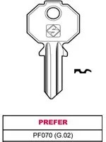 20pz chiave asc pf070 (g.vac 0) prefer vit16275