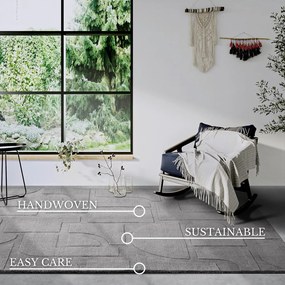 Tappeto grigio in lana tessuto a mano 190x280 cm Alexis - Villeroy&amp;Boch