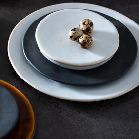 Vassoio in gres bianco , ⌀ 25 cm Roda - Costa Nova