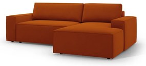 Divano letto color mattone (angolo destro) Jodie - Micadoni Home