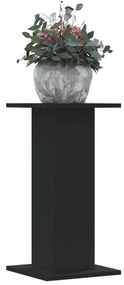 Supporti Per Piante 2 Pz Neri 30x30x60 Cm Legno Multistrato /
