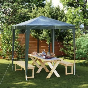 Gazebo Per Feste Professionale 2x2 M Verde /