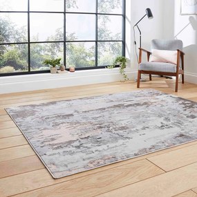 Tappeto grigio e rosa , 160 x 220 cm Apollo - Think Rugs