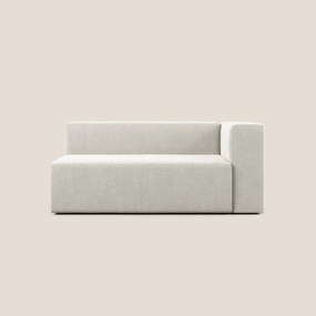 Nettuno modulo angolo/laterale maxi in morbido tessuto bouclè T07 bianco