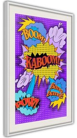 Poster  Kaboom! Boom! Pow!  Cornice Quadri Cornice nera, Larghezza x Altezza Home decor 40x60