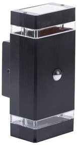 Applique da esterno con sensore NIZZA 2xGU10/35W/230V IP65