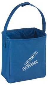 Cestino blu per appendere le mollette Peg - Wenko