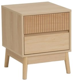 Comodino di colore naturale Iona – Casa Selección