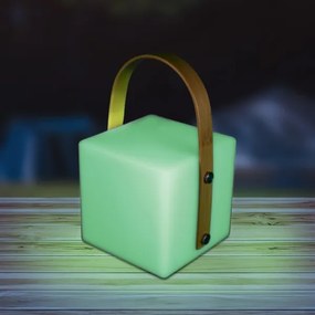 Lampada da esterno MAJORKA LED RGBW, 0,5 W / 5 V USB, 1200 mAh, IP44, bianca