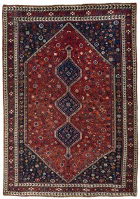 Shiraz Tappeto persiano 280 x 200 Rosso (Iran) Annodato A Mano