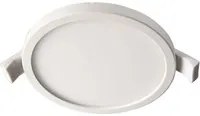 Alya Plafoniera tonda incasso 10cm faretto LED 7W moderno pannello luce interni soffitto ufficio negozio 230V LUCE 2700K