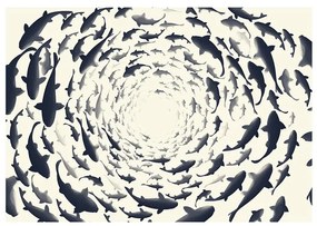 Fotomurale Fish swirl