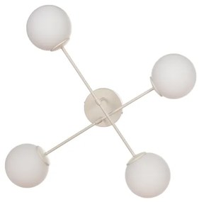 Plafoniera a soffitto MOON 4xE27/15W/230V colore crema